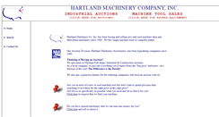 Desktop Screenshot of hartlandmachinery.com