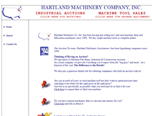 Tablet Screenshot of hartlandmachinery.com